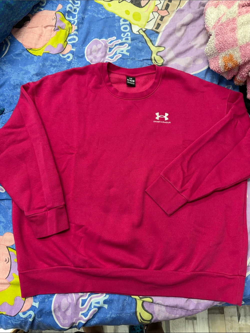 Under Armour women’s Crewneck Sweatshirt - Bright Fuchsia xxl